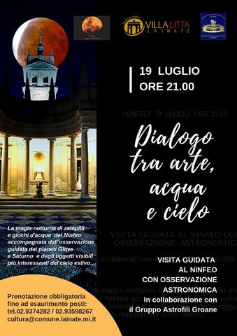 Villa Litta | Dialogo tra arte, acqua e cielo. Visita guidata al Ninfeo con osservazione astronomica