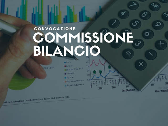 23 settembre | Convocazione Commissione Bilancio