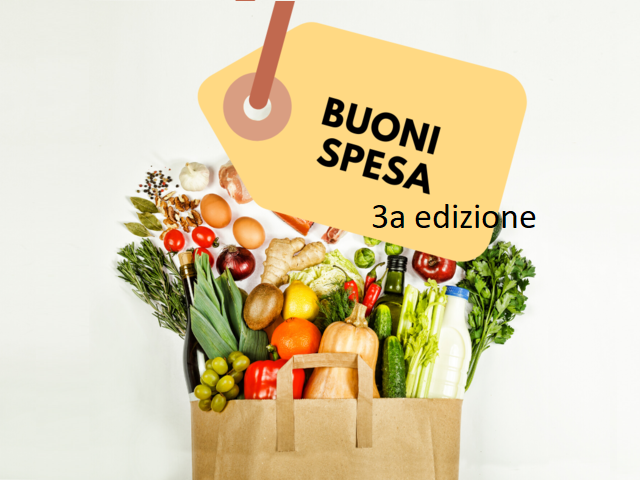 Buoni spesa per l’acquisto di generi alimentari e di prima necessità | Terzo Avviso